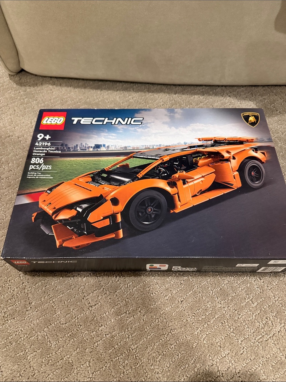 Lego Technic Orange Lamborghini Huracán Tribute Build Set
